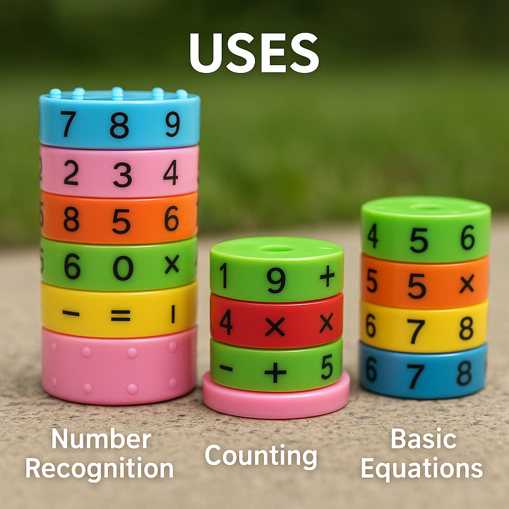 Genius Kid Magnetic Educational Math Puzzle Set