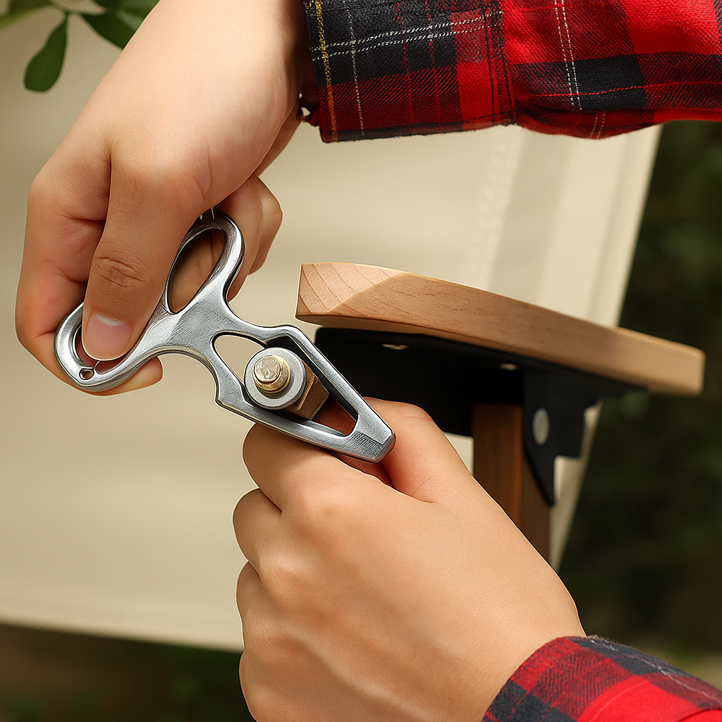 Stainless Steel Survival Multi-Tool Bottle Opener Camping Wrench