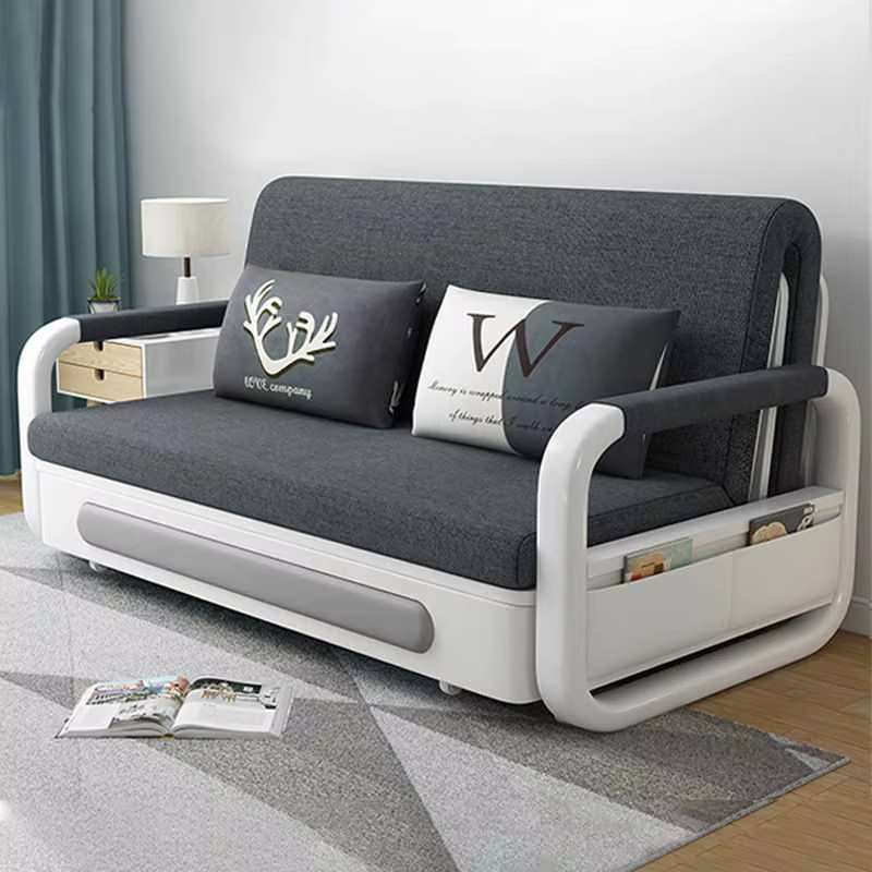 Modern Space-Saving Built-In Storage Sofa Bed