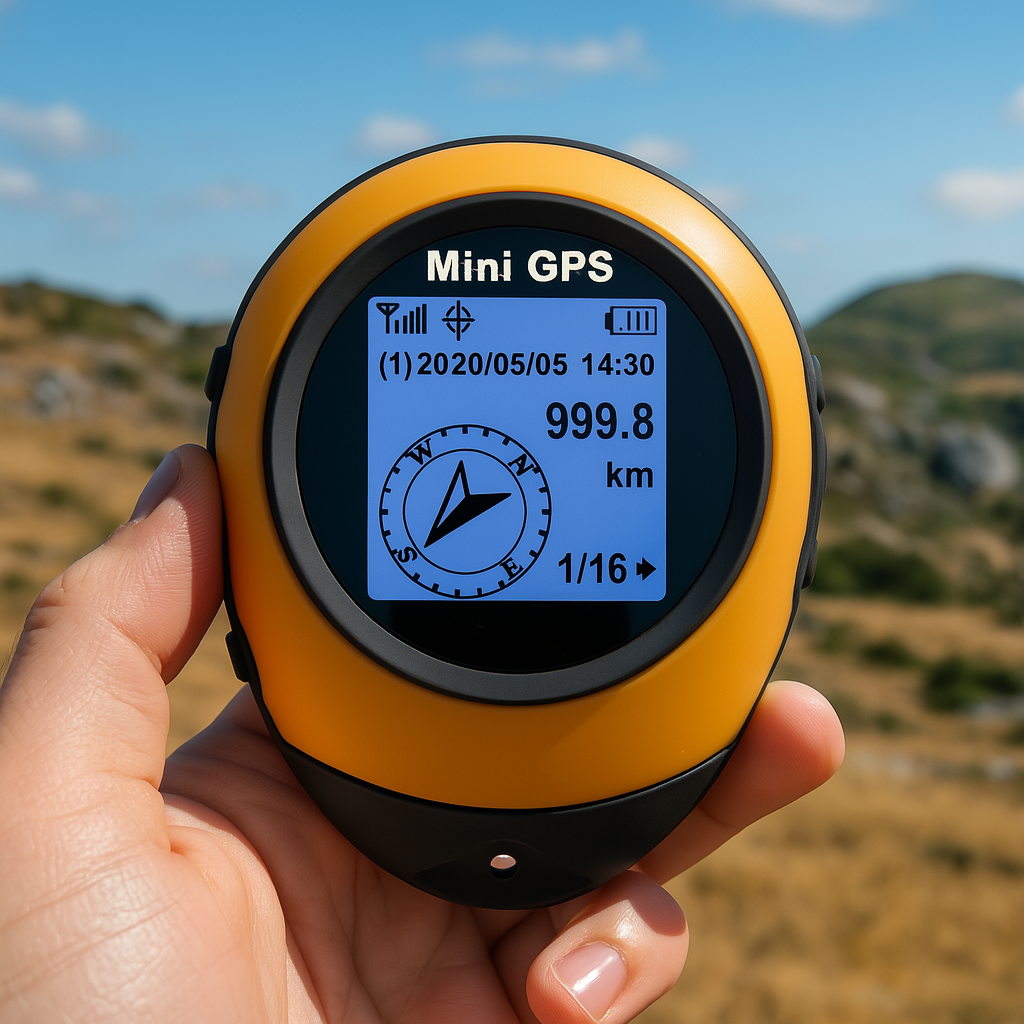 Compact Satellite GPS Navigator High-Precision Compass Tracker Device