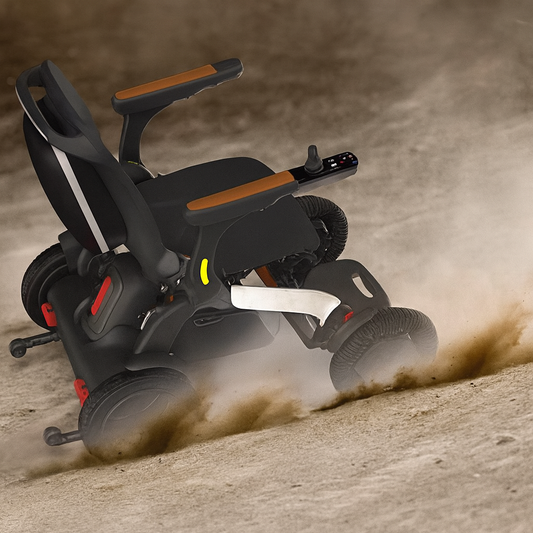 Climb Assist Lightweight Foldable Electric Mobility Wheelchair