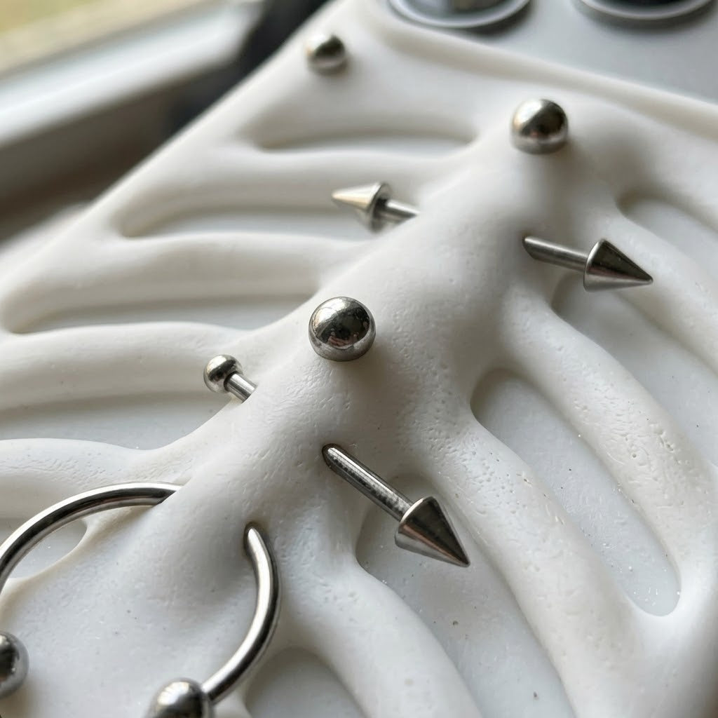 Gothic Ribcage Pierced Phone Case