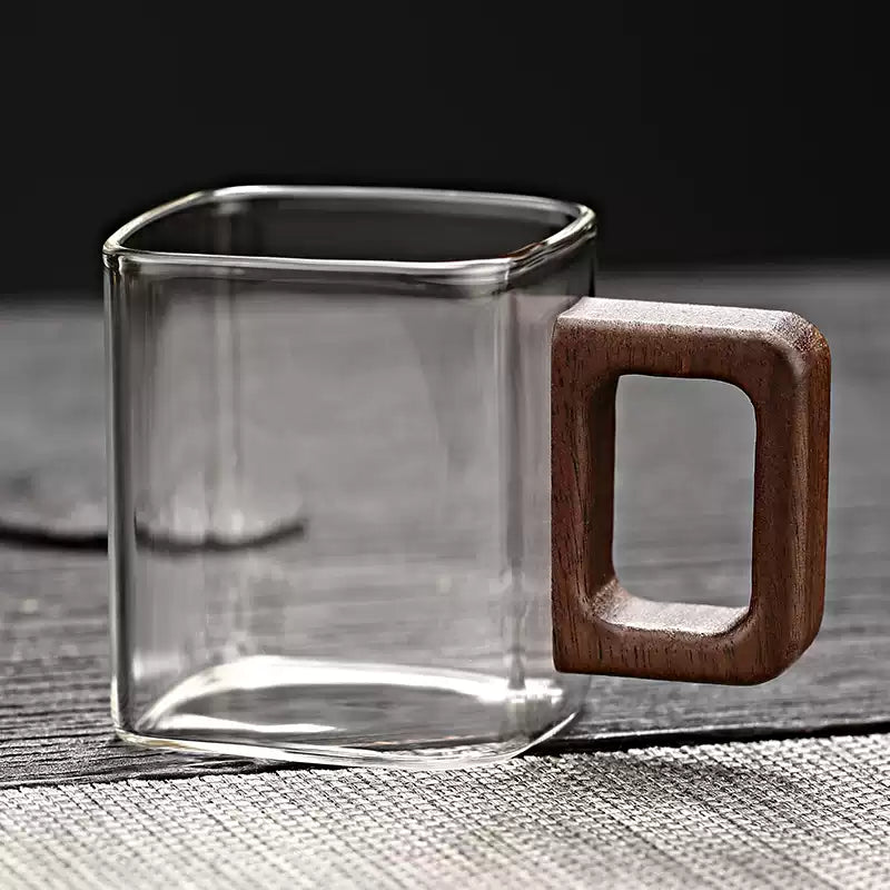 Fresh Brew Minimalist Glass Mug