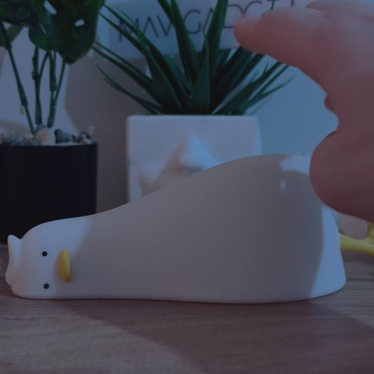 Lazy Flat Duck Atmosphere Night Lamp