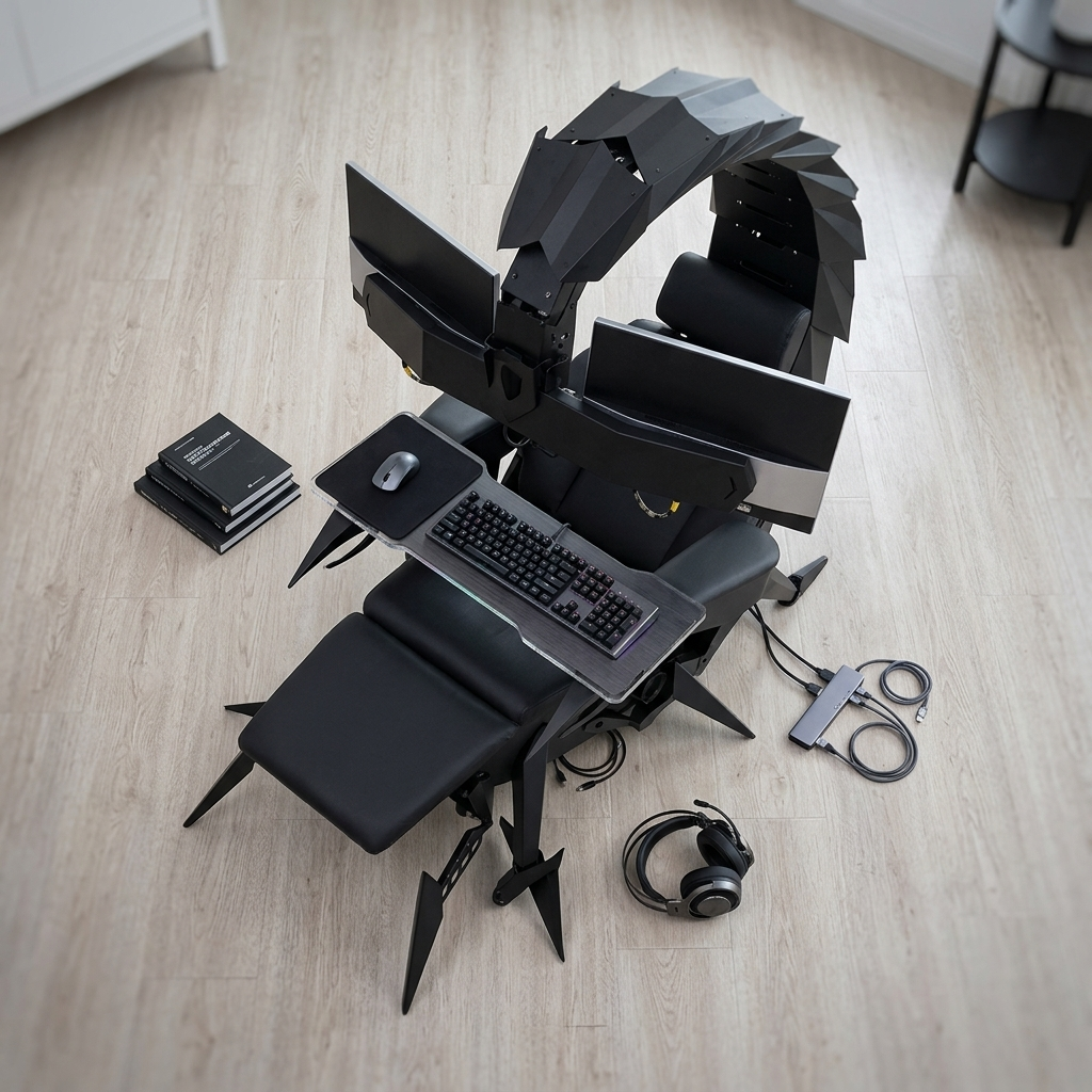 Zero Gravity Massage Ergonomic Scorpion Gaming Chair