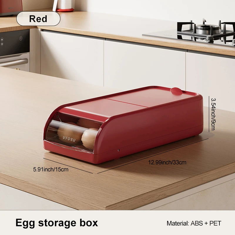 Fresh Stack Egg Storage Organizer Box
