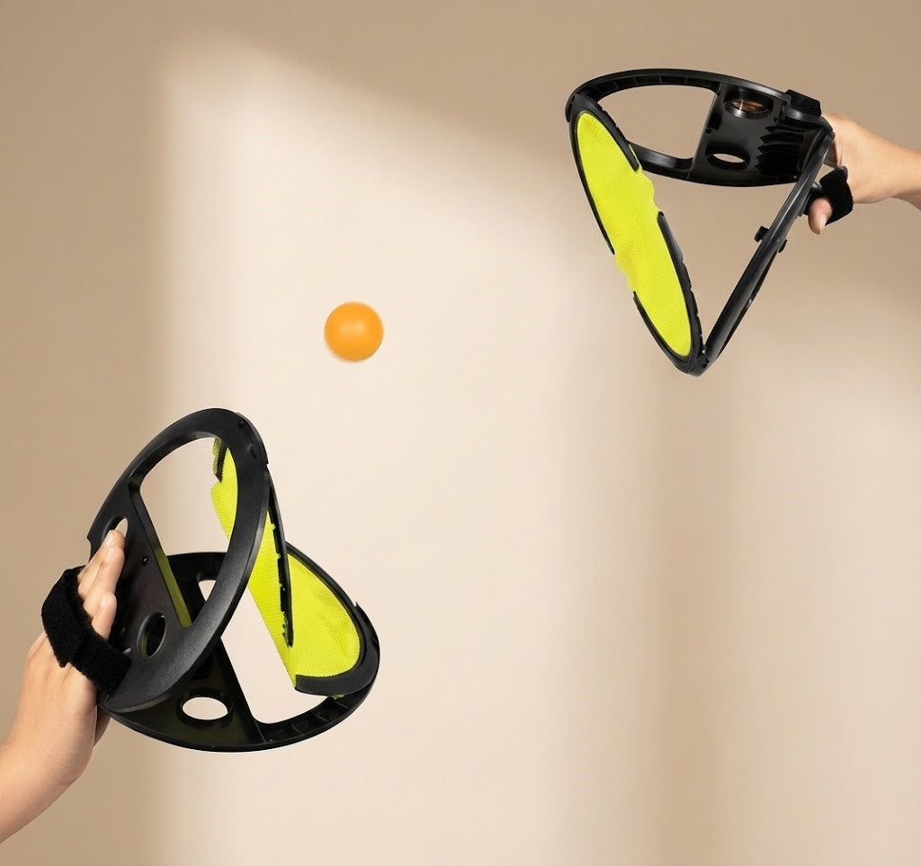 Interactive Racket Throw And Catch Ball Game