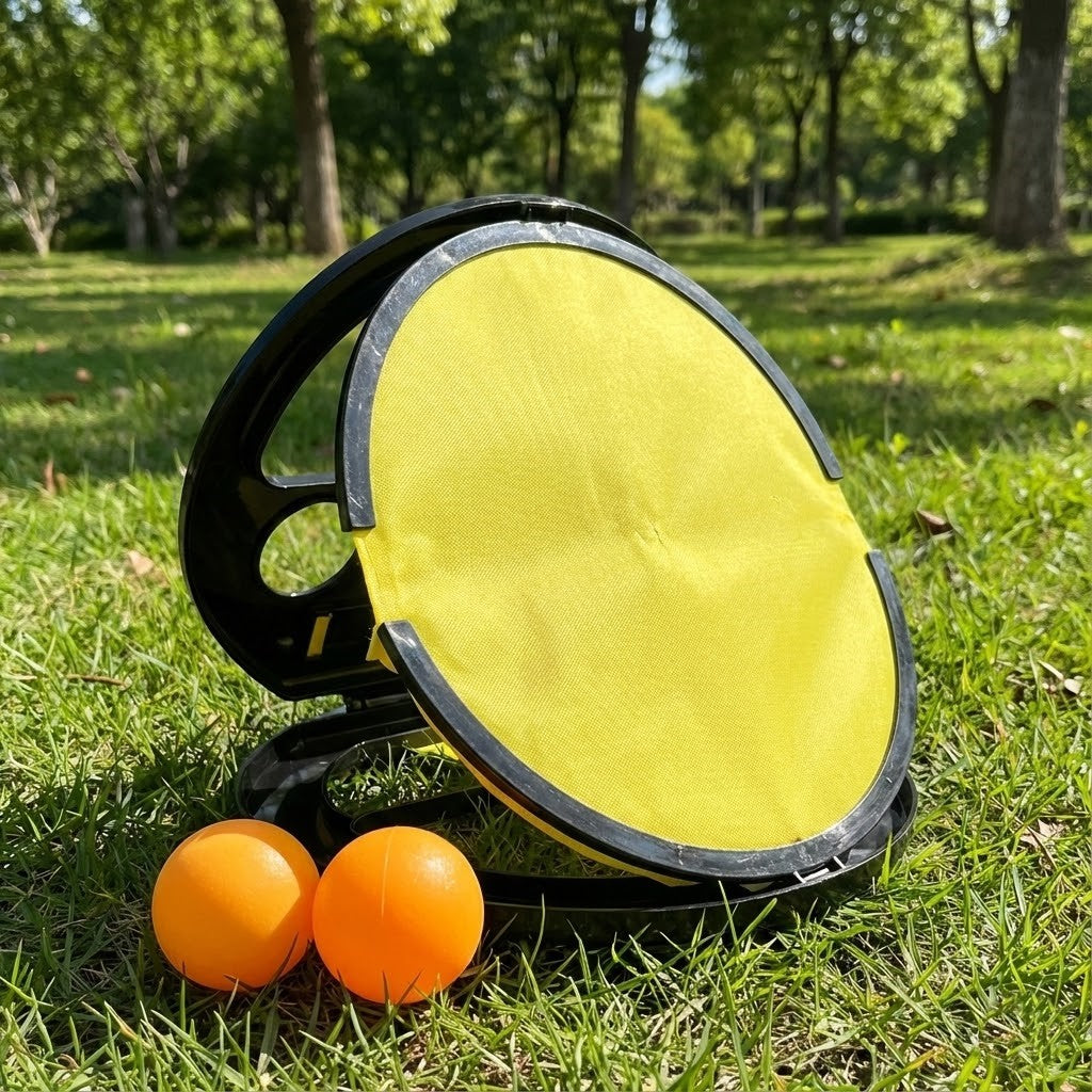 Interactive Racket Throw And Catch Ball Game
