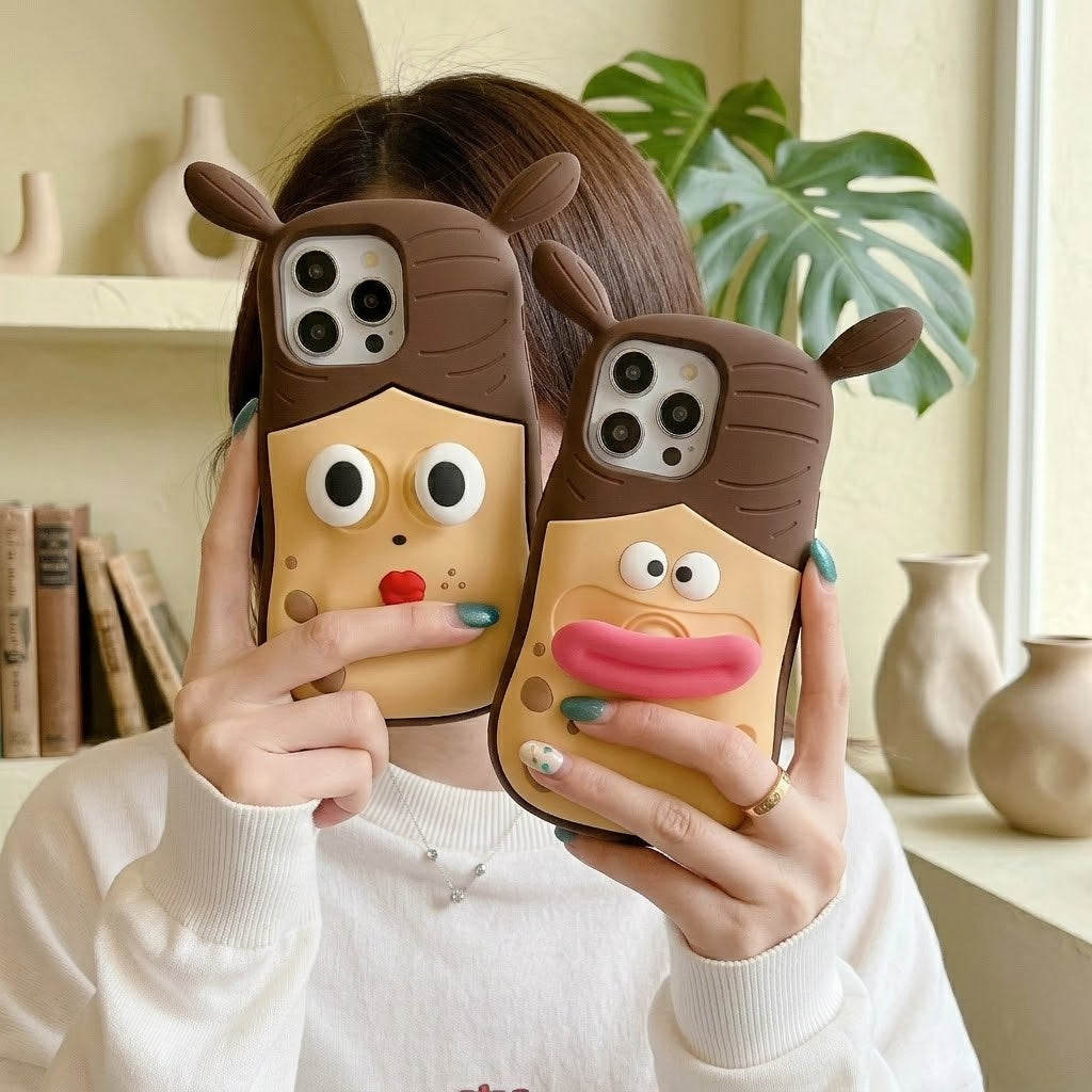Ugly Buddy Squishy Stress-Relief iPhone Case