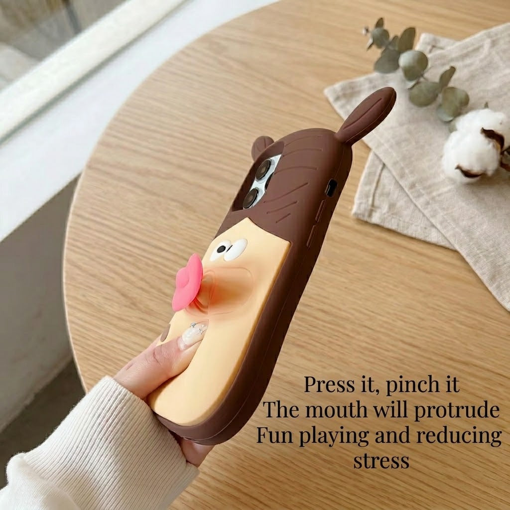 Ugly Buddy Squishy Stress-Relief iPhone Case
