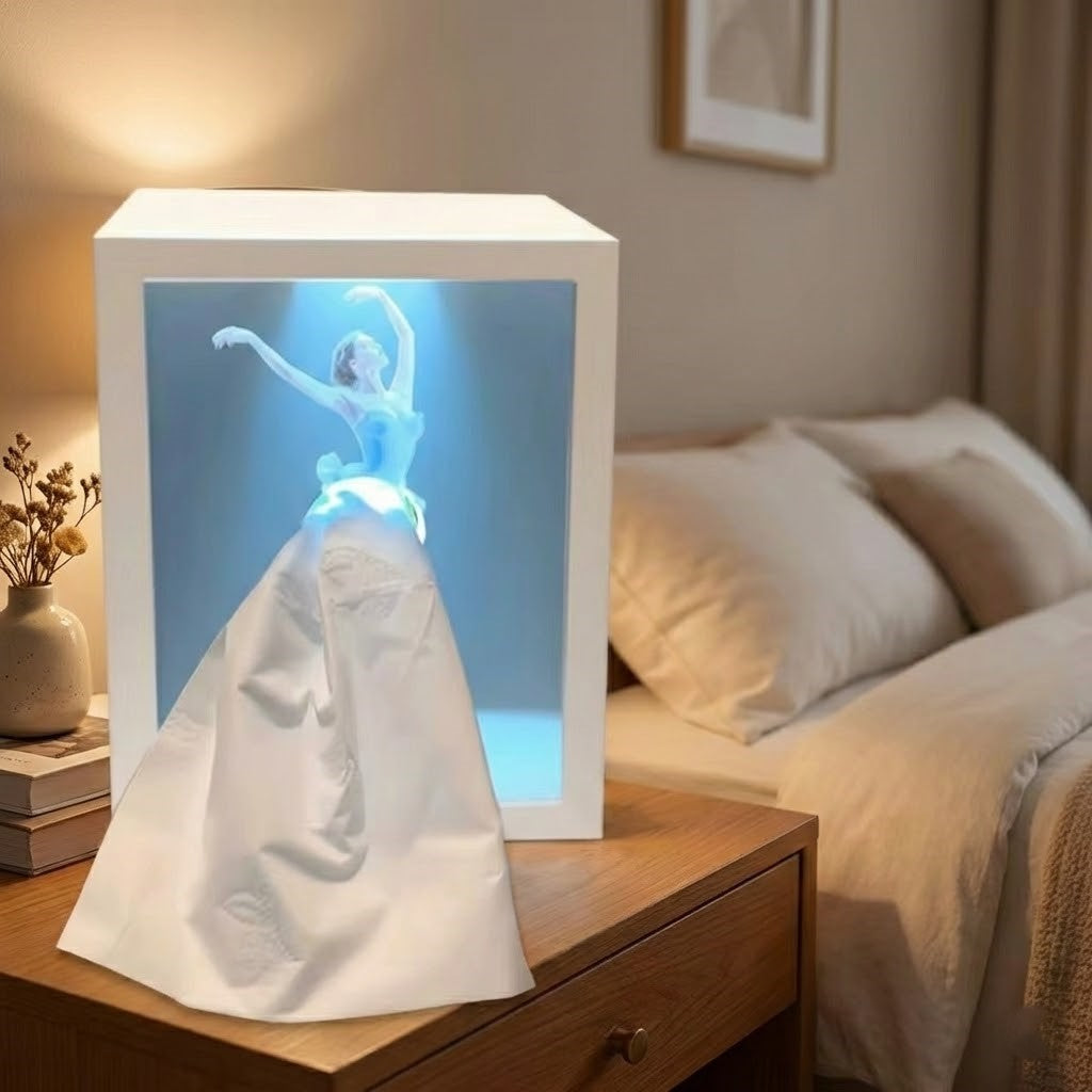 Ballet Girl Lighted Tissue Box