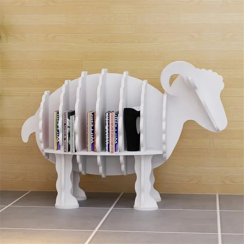 Creative Decorative Sheep Shaped BookCase