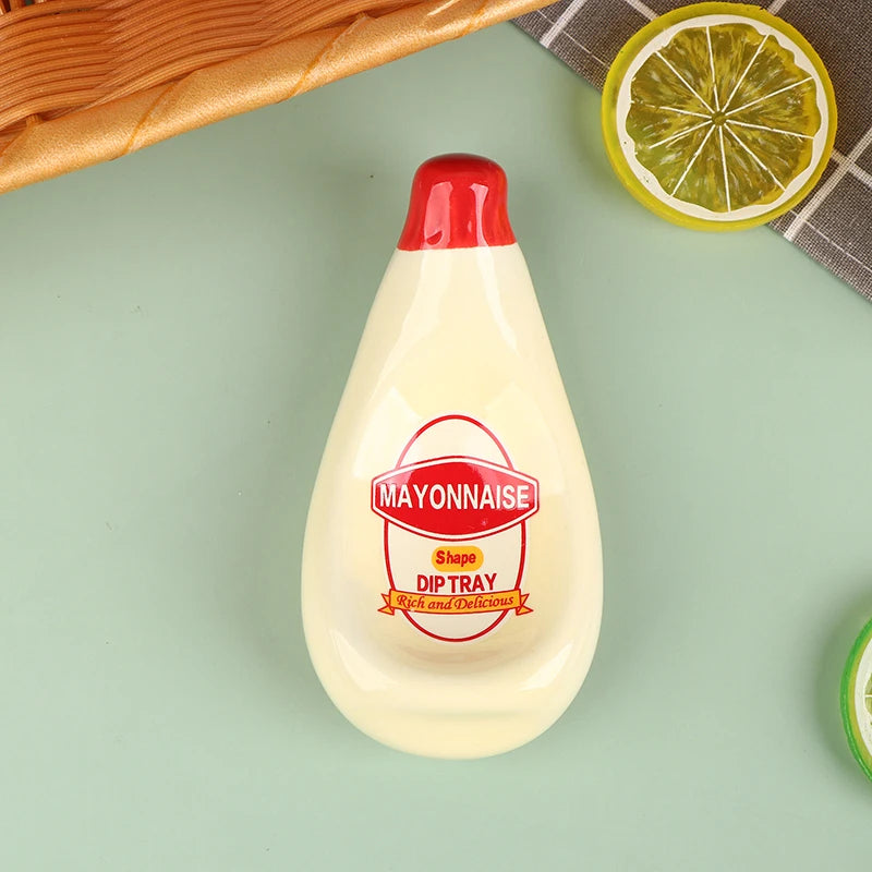 Ceramic Sauce Bottle Plate