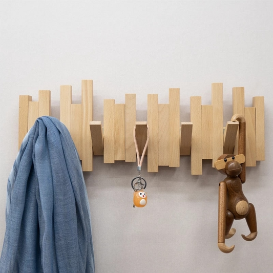 Nordic Automatic Push Coat Hooks for Wall
