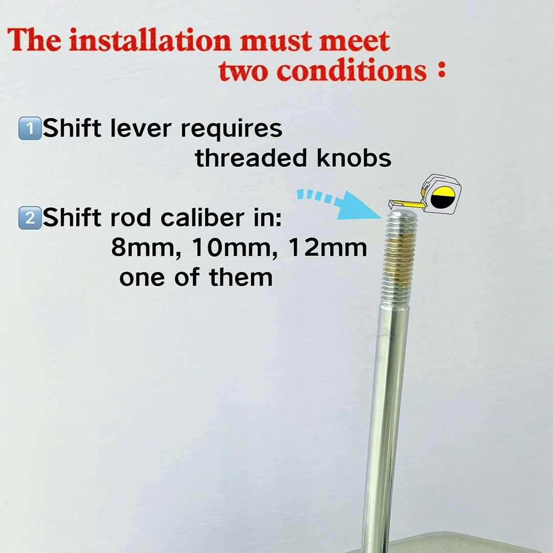 Universal Crystal Handle Shift Stick Knob