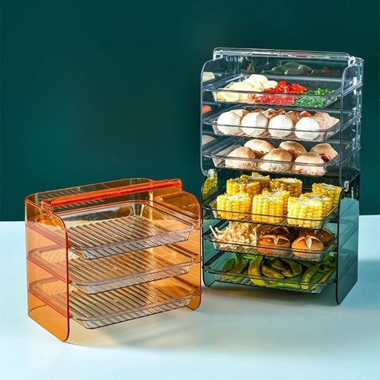 Multi-Layer Stackable Kitchen Storage Rack - MaviGadget