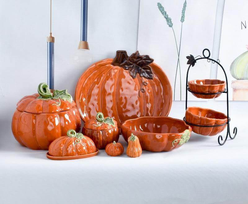 Pumpkin Ceramic Kitchen Mug Bowl - MaviGadget