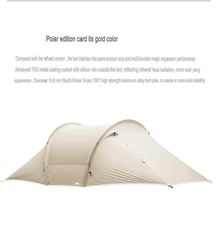 Creative Oversize Elegant Camping Tunnel Tent - MaviGadget
