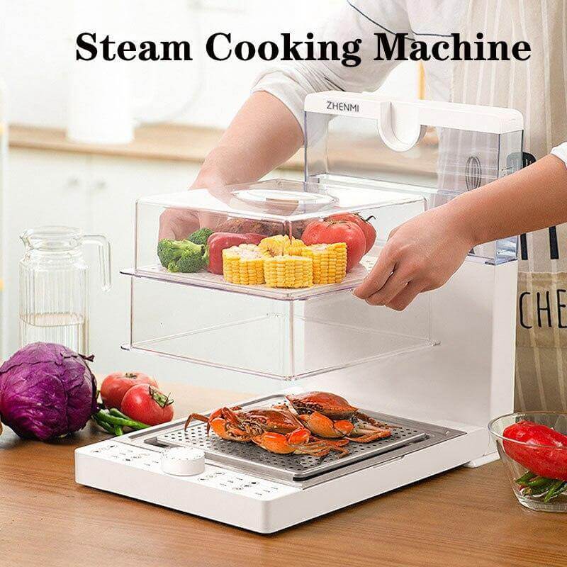 Large Capacity Multi-Layer Folding Electric Steamer Box - MaviGadget