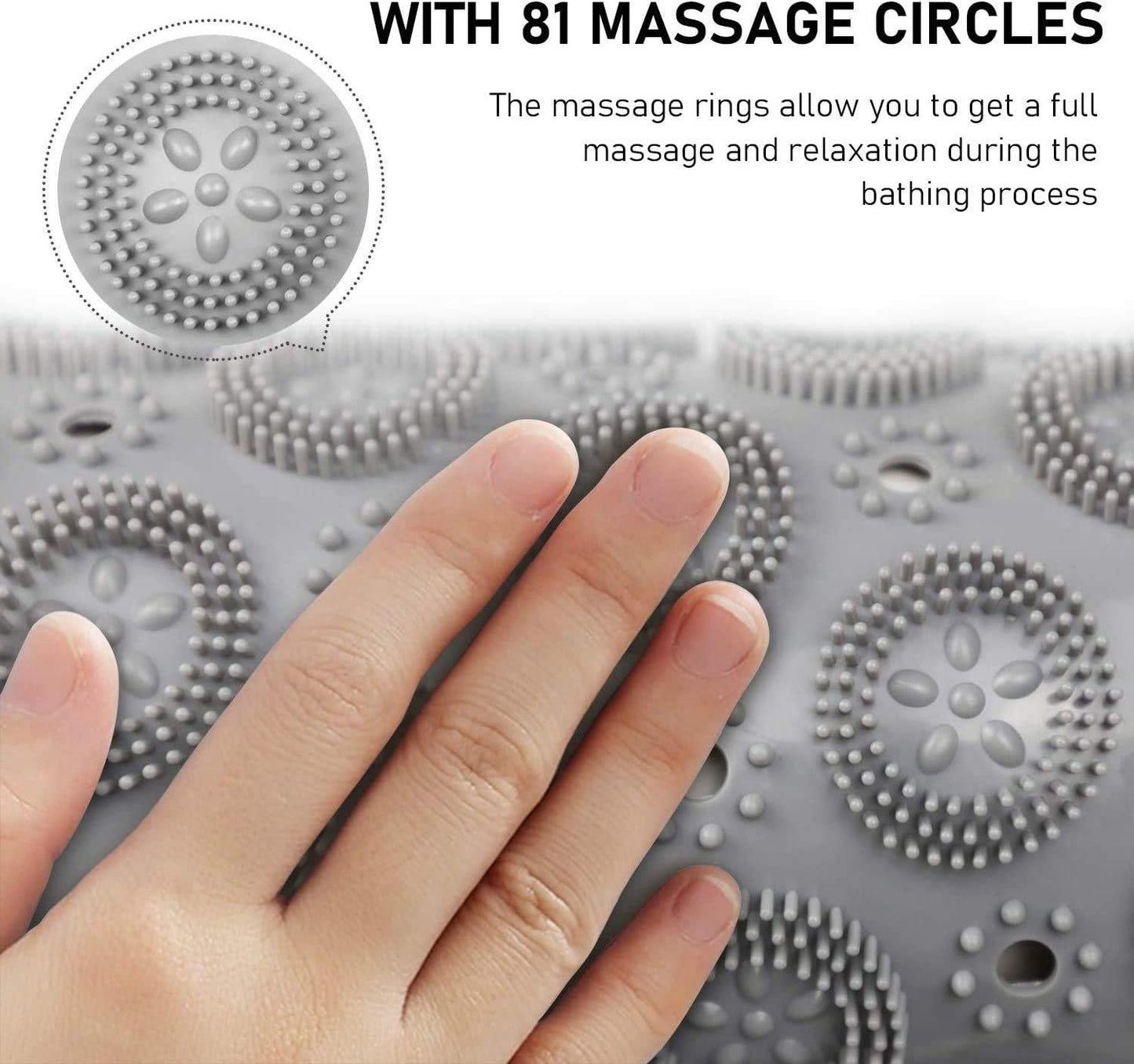Anti-Slip Textured Bathroom Shower Mat - MaviGadget