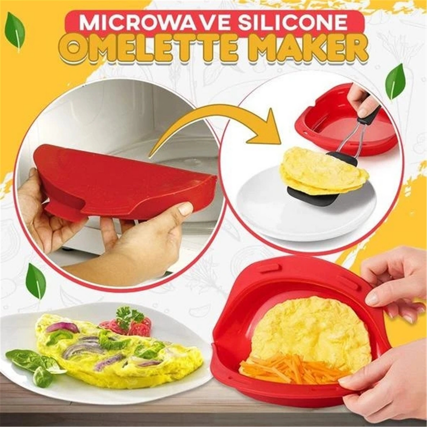 Non-Stick Microwave Omelette Maker