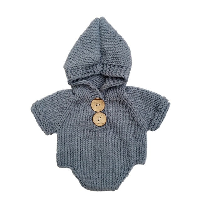 Newborn Baby Crochet Romper Knit Costume - MaviGadget