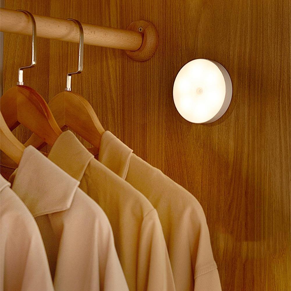 Rechargeable Motion Sensor LED USB Night Light - MaviGadget