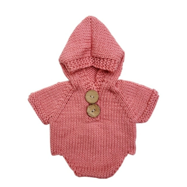 Newborn Baby Crochet Romper Knit Costume - MaviGadget