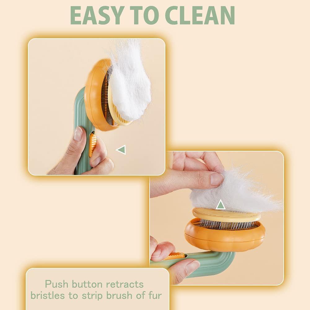 Pet Self Cleaning Hair Brush - MaviGadget