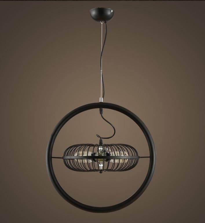 Vintage Iron Retro Fan Ceiling Droplight Chandelier Lamp - MaviGadget