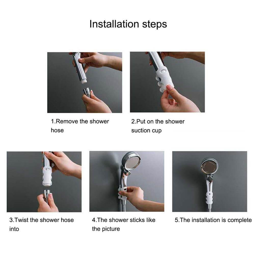Suction Cup Shower Head Holder - MaviGadget