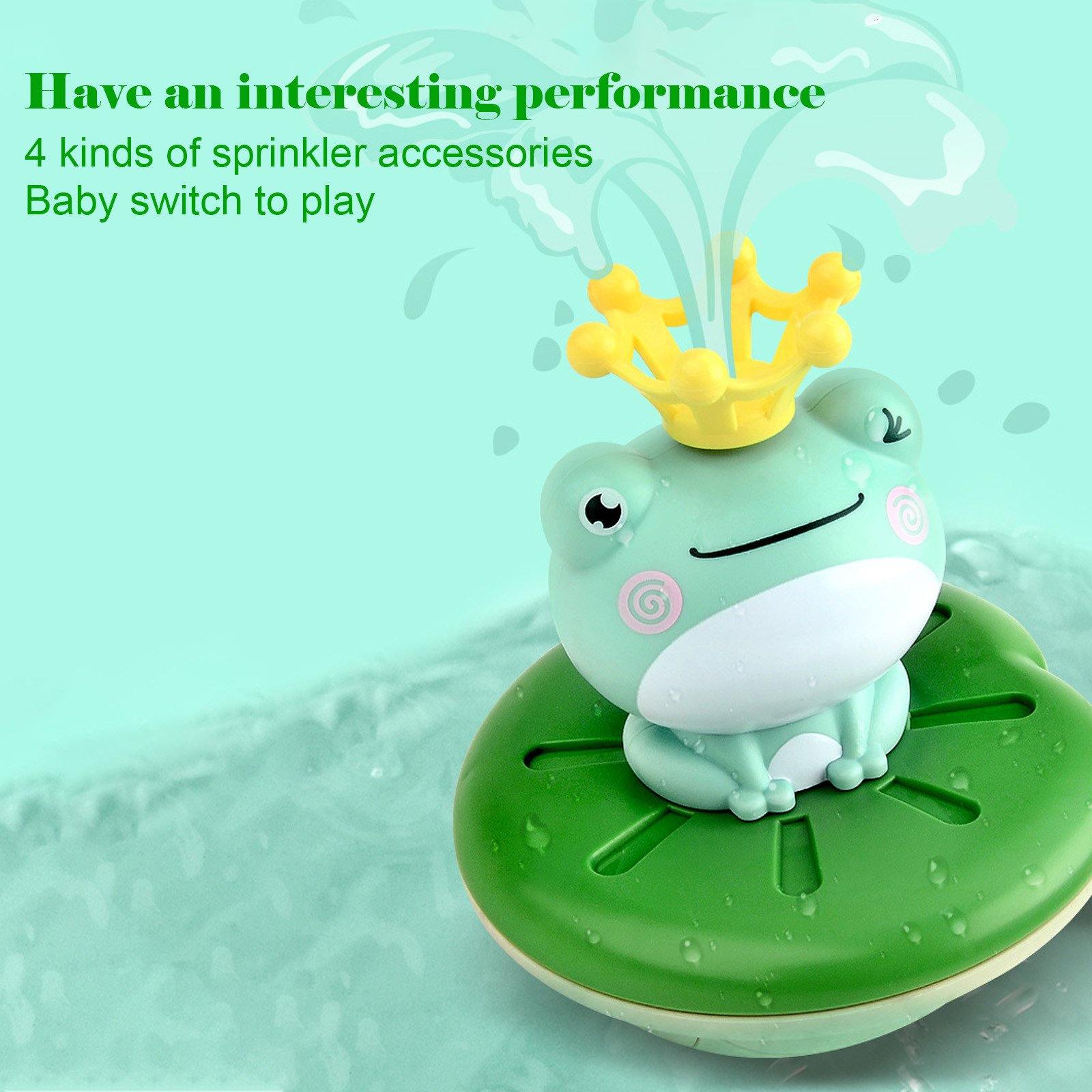 Floating Frog Rotating Sprinkler Toy - MaviGadget
