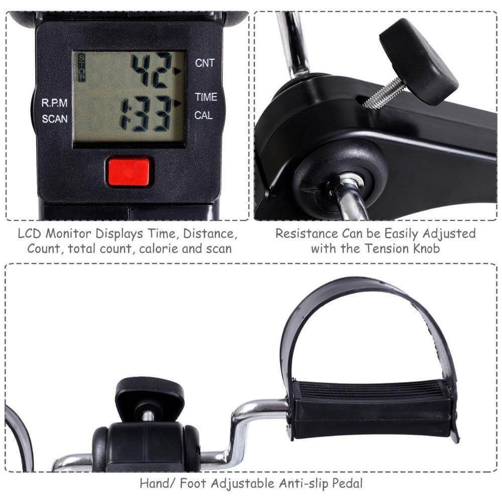 Portable Folding Indoor Exercise Bike - MaviGadget