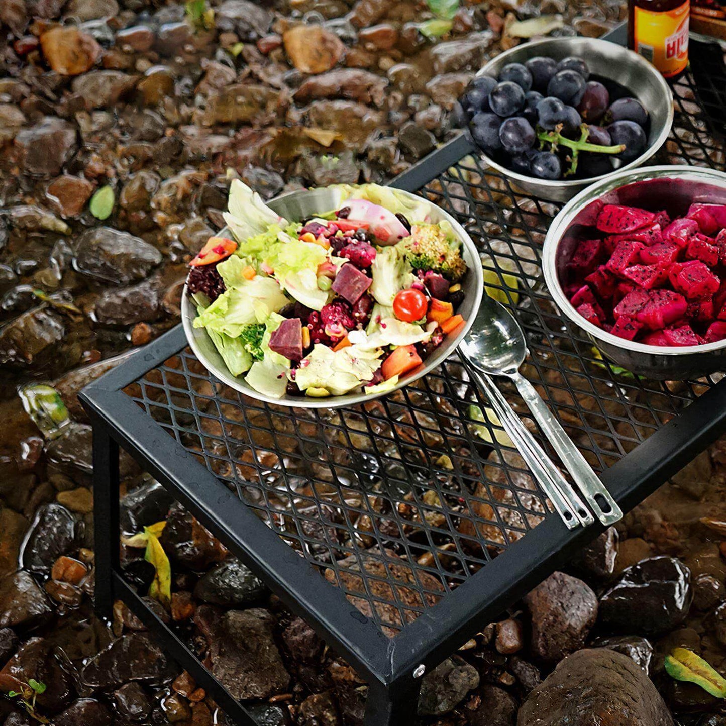Ultra-light Outdoor Portable Folding Grill Net Table - MaviGadget