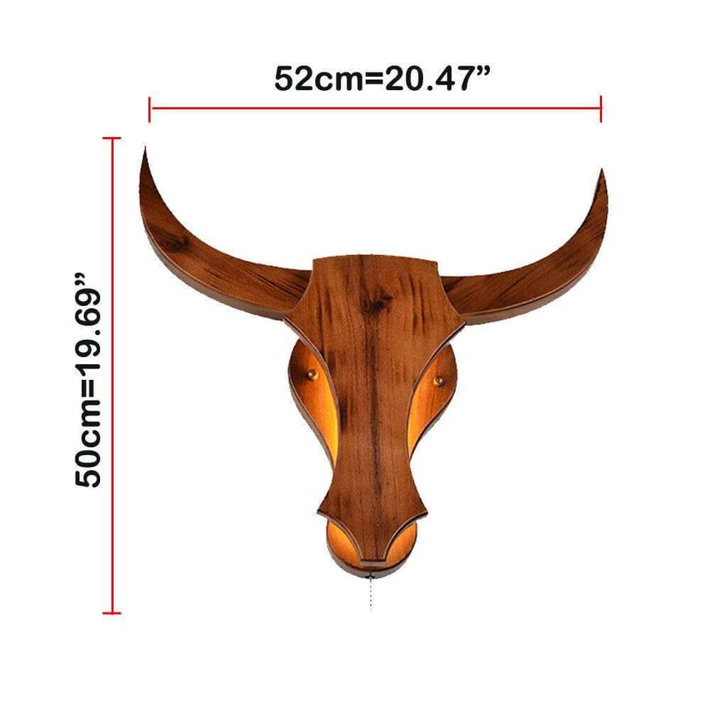 Nordic Style Bull Head Creative Lamps - MaviGadget