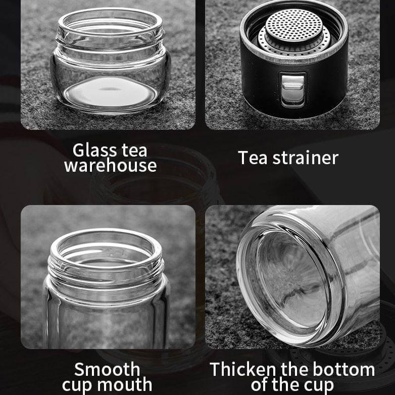 Double Glass Portable Eco-Friendly Tea Infuser - MaviGadget