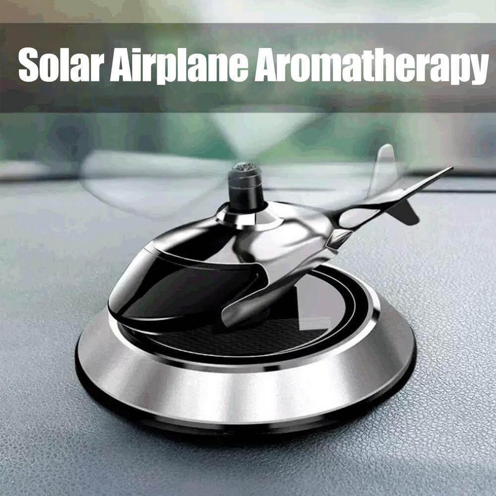 Solar Powered Rotating Helicopter Car Air Freshener - MaviGadget