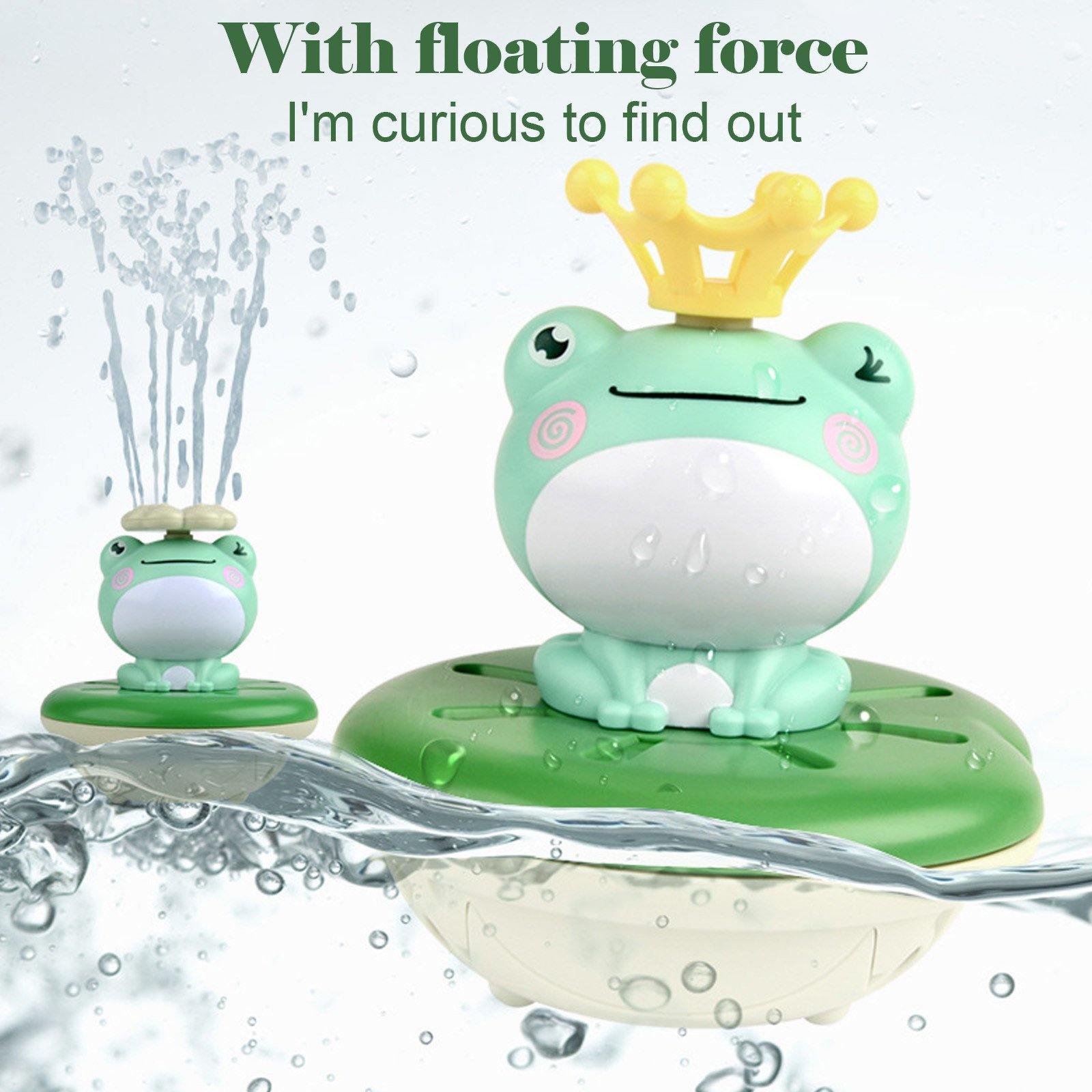 Floating Frog Rotating Sprinkler Toy - MaviGadget