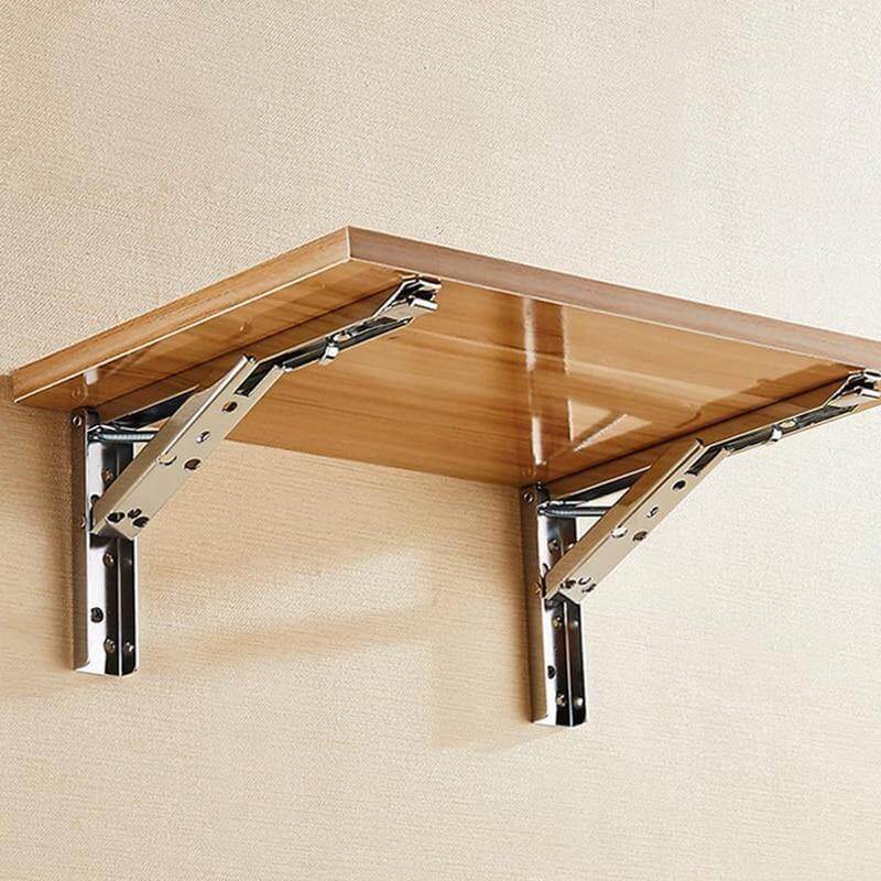 2PCS Triangle Folding Wall Mounted Shelf - MaviGadget