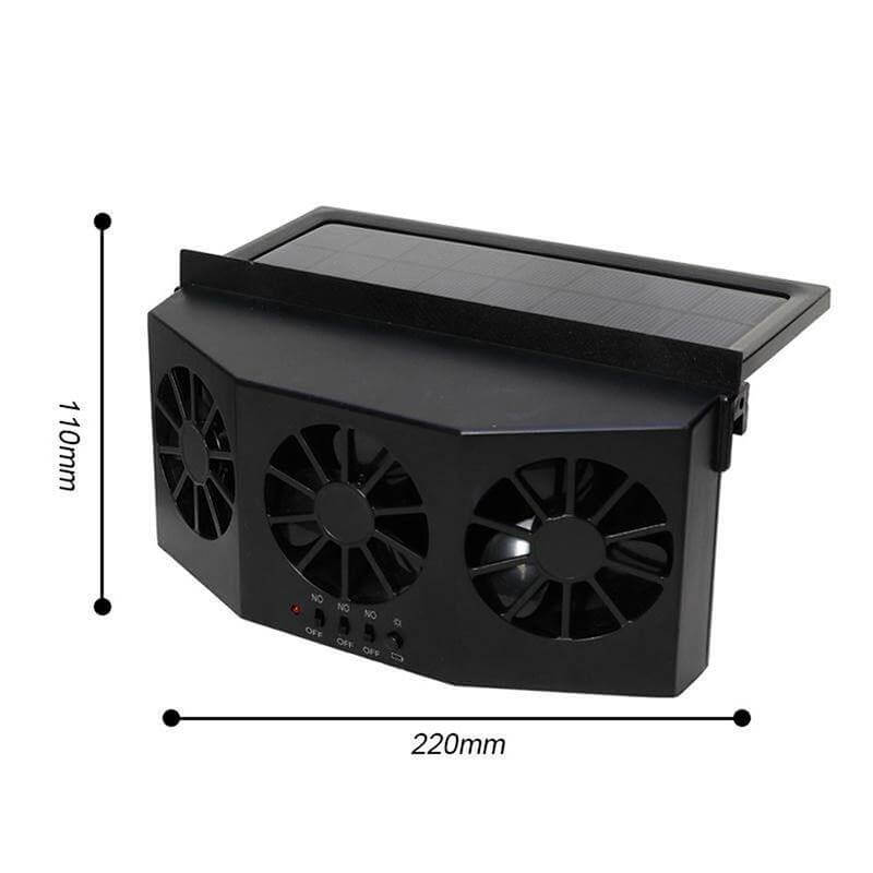 Auto Solar Ventilating Fan for Car - MaviGadget