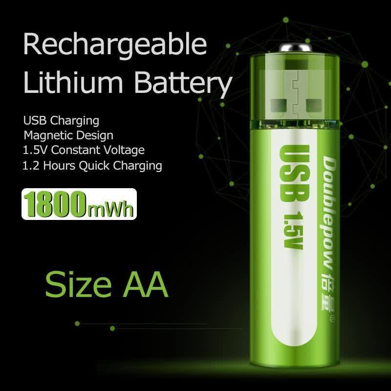 USB Rechargeable Smart Li-Ion Battery - MaviGadget