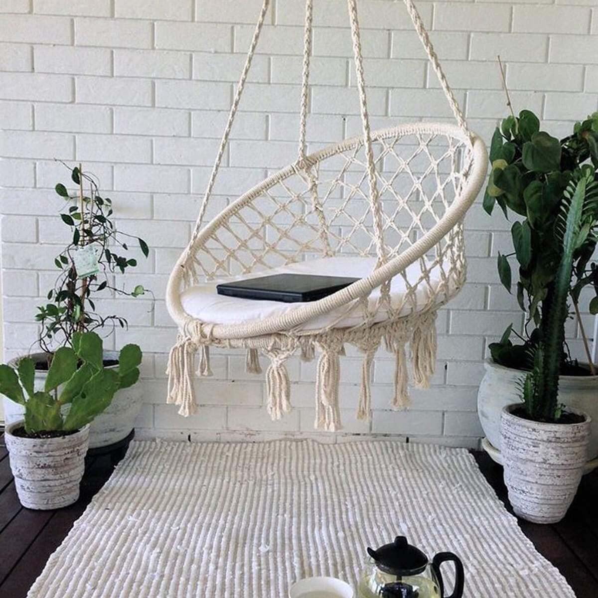 Nordic Knitted Outdoor Hammock - MaviGadget