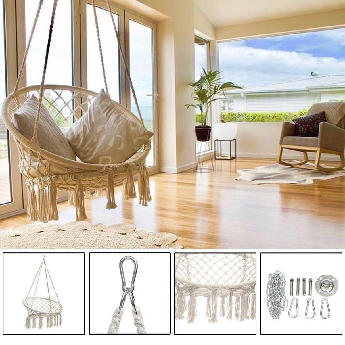 Nordic Knitted Outdoor Hammock - MaviGadget