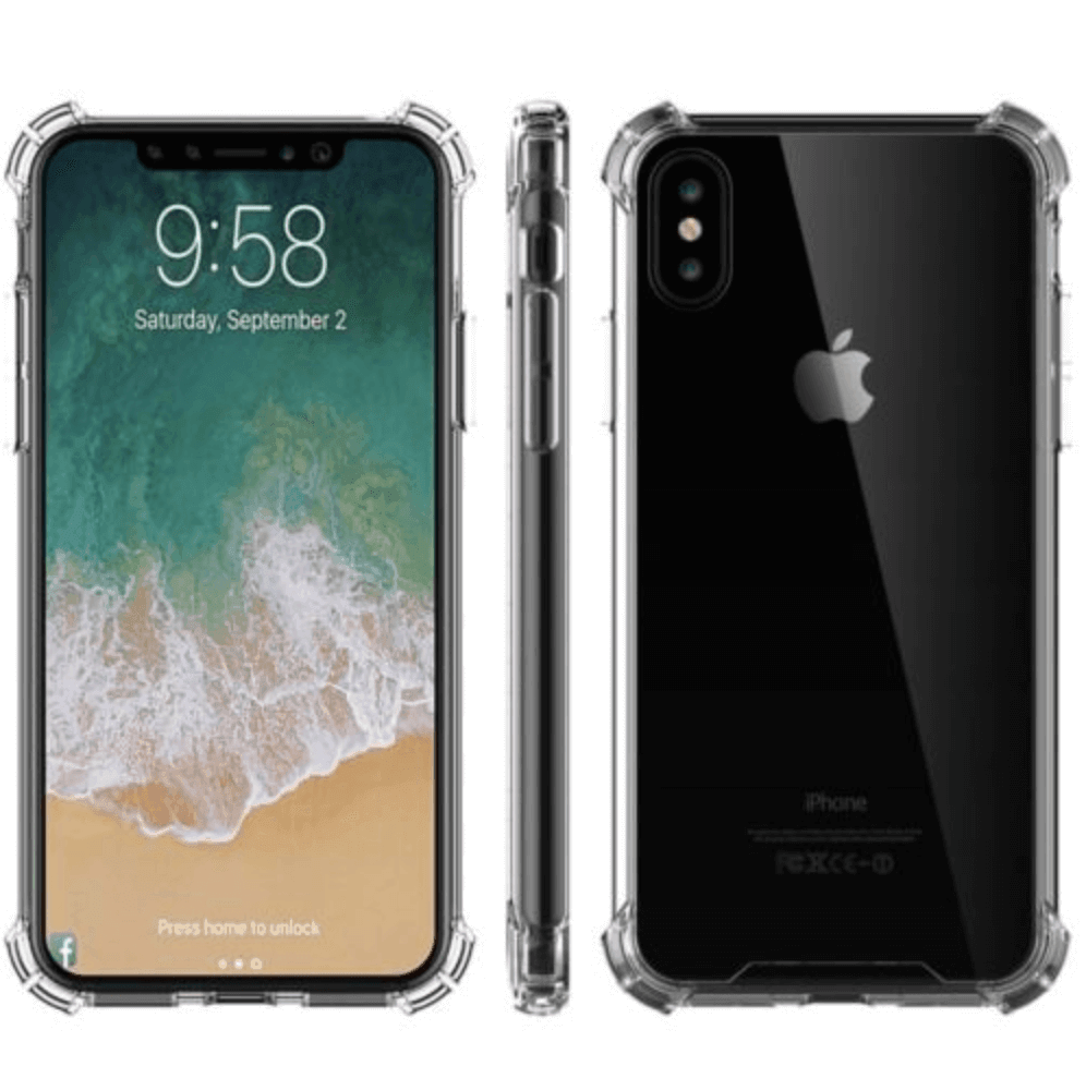 Iphone Transparent Case with Tempered Glass - MaviGadget