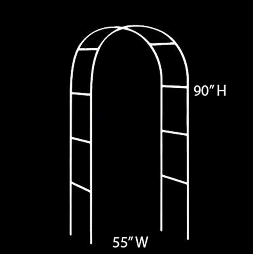 Wedding Decoration Party Props White Metal Wedding Arch - MaviGadget