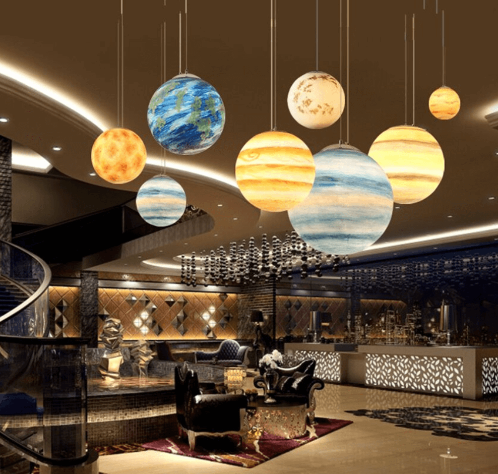 Modern Creative Universe Planet Pendant Light - MaviGadget