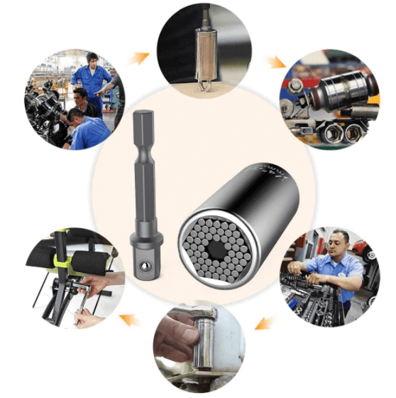 Universal Cylinder Socket Sleeve Hardware Tool - MaviGadget