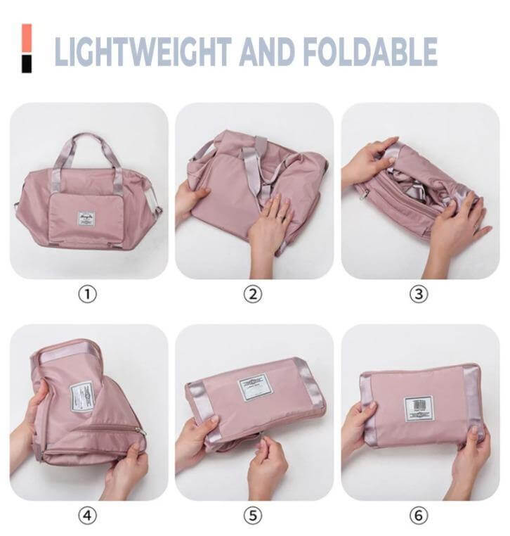 Large Capacity Lightweight Easy Folding Travel Bag - MaviGadget