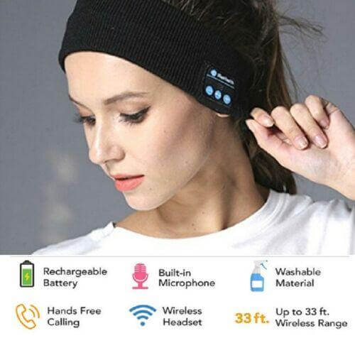 Bluetooth Knitted Music Headband - MaviGadget
