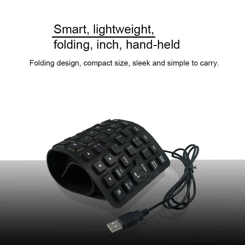 Silicone Foldable Waterproof USB Keyboard - MaviGadget